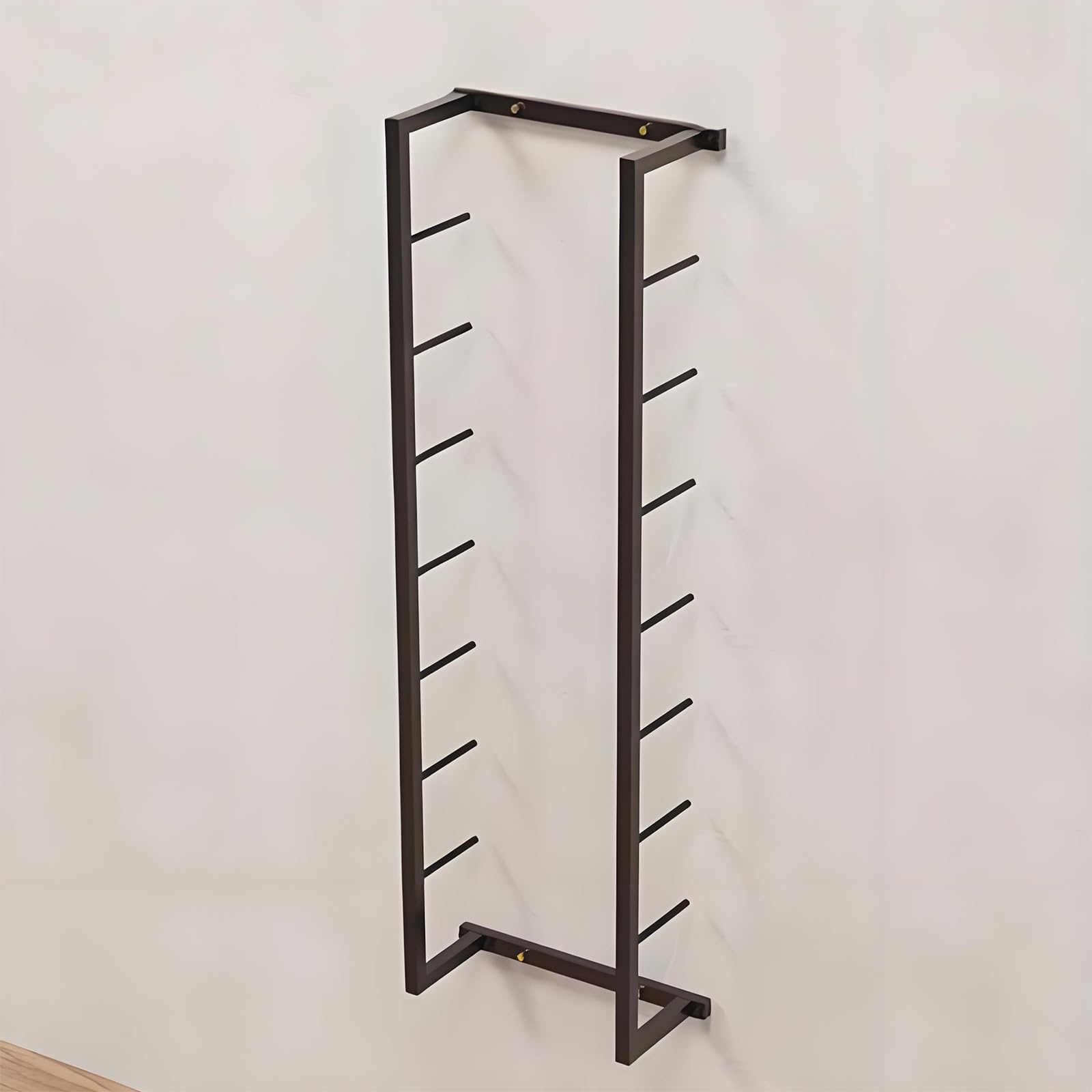 Organizador de esterilla de yoga para ahorrar espacio, estante de pared de gran capacidad