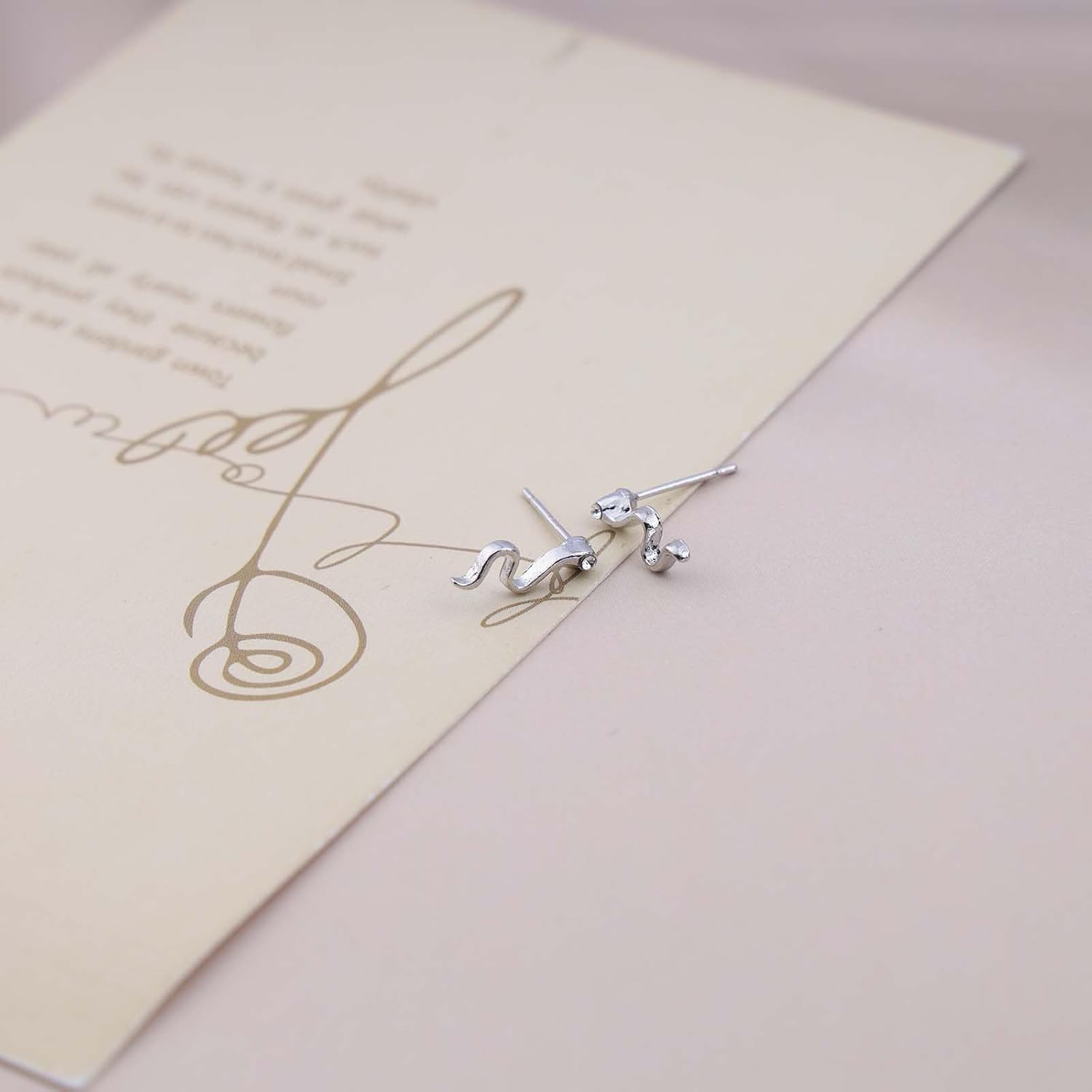 Boho Crystal Snake Earrings Silver Snake Stud Earrings Punk Small Serpent Earrings Minimalist Snake Animal Earrings Jewelry for Women - Image 7