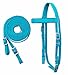 CHALLENGER Horse Western 3-Piece Nylon Bridle Breast Collar Reins Tack Set 601J02TR-F