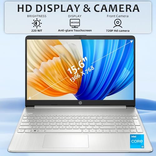 Laptop HP Touchscreen 15.6" Core i3 1215U 32GB RAM 1TB SSD miniatura 4