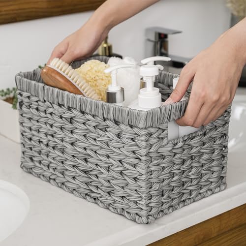 GRANNY SAYS Wicker Storage Baskets for Organizing, Basket Organizer, 2-Pack by GRANNY SAYS - Used condition - Image 5