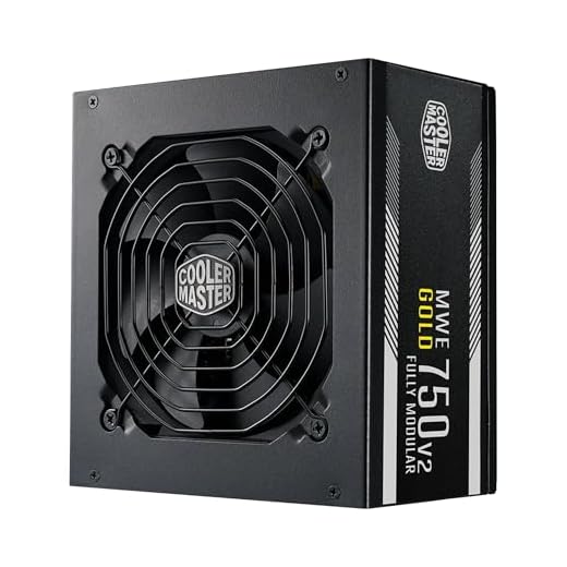 Cooler Master MWE Gold 750 V2 Full Modular, 750W, 80+ Gold Efficiency, GPU Support RTX 4070 Super, 2 EPS Connectors, 120mm HDB Fan, Semi-fanless, 5-Year