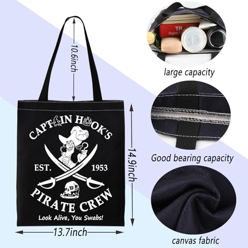 ENSIANTH Captain Crew Tote Bag Magical Kingdom Trip Gift Villain Gang Shoulder Bag Cruise Vacation Gift (Captain bag)2