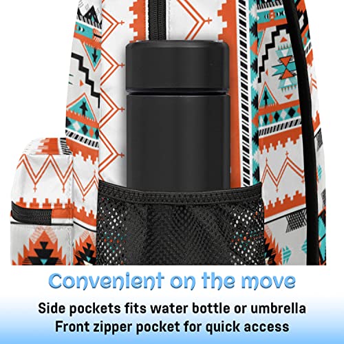 TropicalLife Backpack for School, Aztec Backpack for Boys Girls Adults Teens, Lightweight Montana Western Travel Bookbag for Middle School College High School Students3