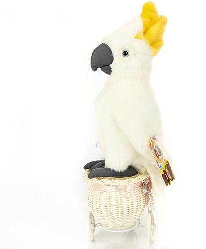Cute rabbit 12 pulgadas guacamayo loro peluche peluche animal de peluche muñeca animal de peluche (blanco)