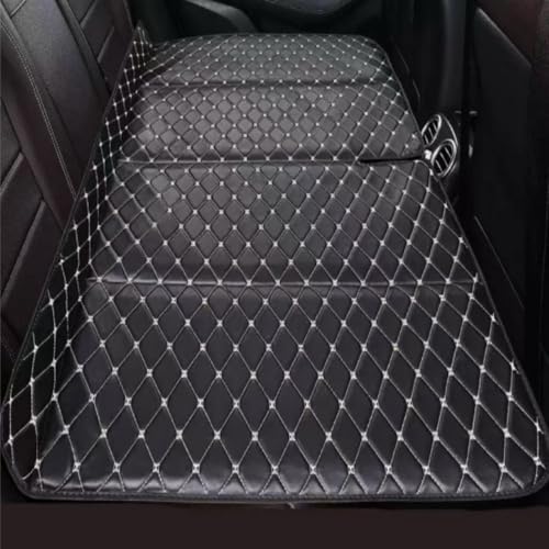 Car Mattress Back Seat Bed for Honda CRV 2012-2016 Foldable No Inflation Required Thickened Universal Car Camping Mattress Portable Travel All Seasons,Black Gold line