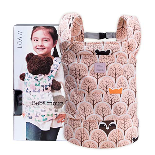 image for Bebamour Baby Doll Carrier for Kids, 100% Cotton, Reborn Doll Carrier 