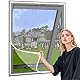 Unsichtbares Moskitonetz 90x120cm - Selbstklebender Insektenschutz für Fenster und Camper ohne Bohren