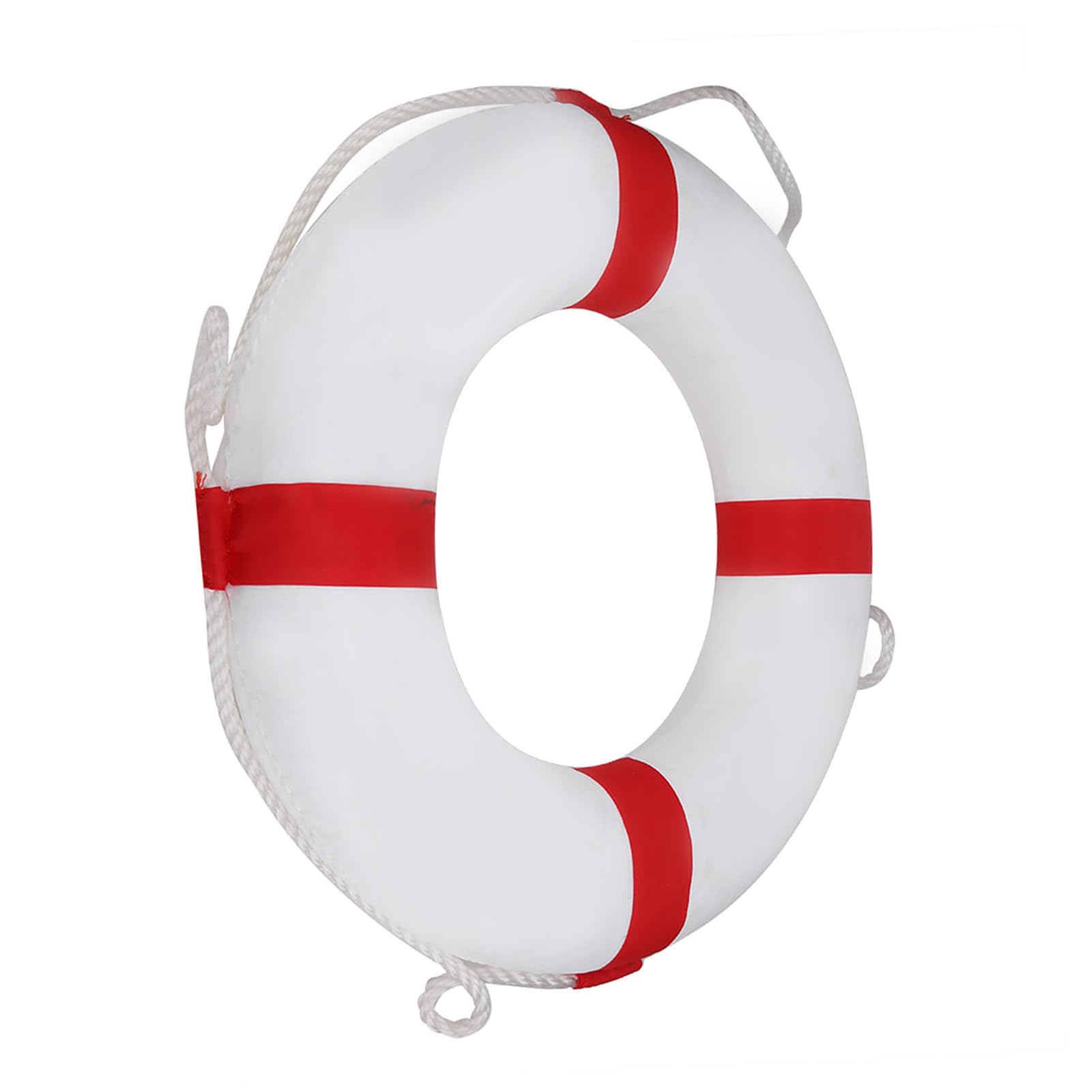 Rettungsring, Hochdichter Schaumstoff-Schwimmbadring mit Oxford-Stoffkante und Nylonseil, Faltbares, Tragbares Design für die Wassersicherheit von Erwachsenenbooten Am Flussstrand