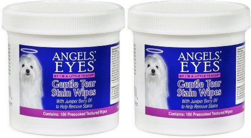 Angels' Eyes Gentle Tear Stain Wipes 200ct (2 x 100ct)
