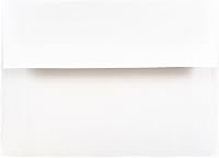 Vista 39 de JAM PAPER Sobres de invitación de papel aluminio A2 - 4 3/8 x 5 3/4 - Blanco con rojo - 50