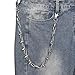 ZEKEE Wallet Chain Pants Chain Hip Hop Punk Jeans Chain Key Chain Goth Heavy Rivet Accessories for Women Men - Silver