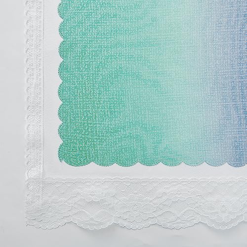 Image of XiDi Curtains for Bedroom Decor, Rainbow Purplgreen grey34 /45