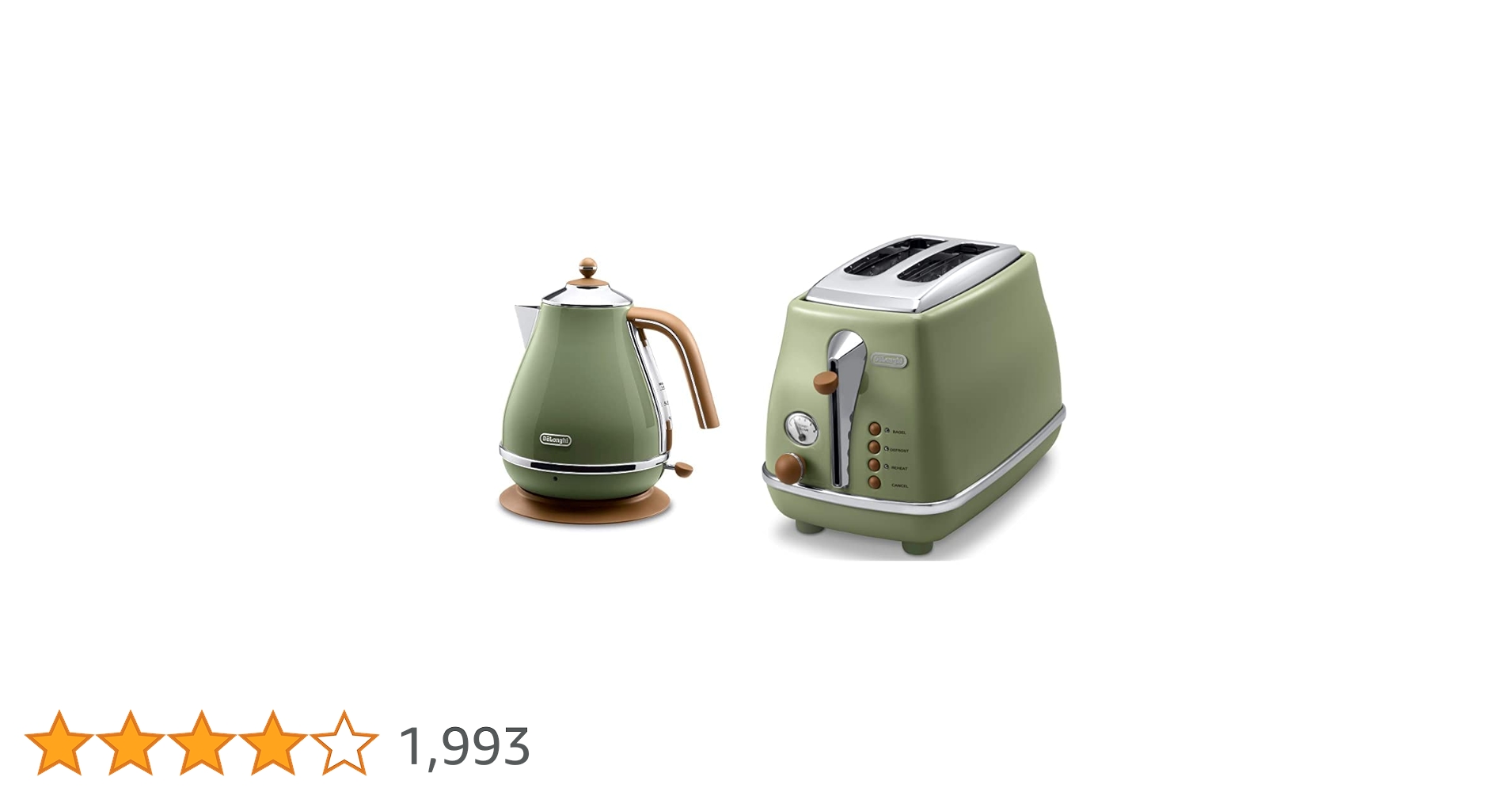 DeLonghi アイコナ・ヴィンテージ 電気ケトル KBOV1200J-GR delonghi_0210100026