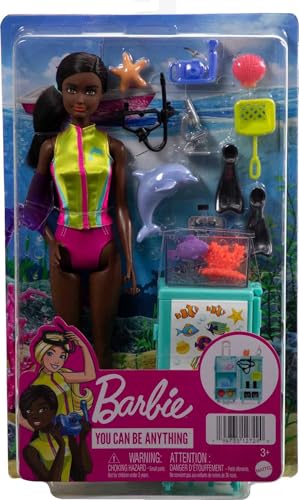 Set de juego Barbie Careers Mobile Lab con muñeca y accesorios miniatura 6