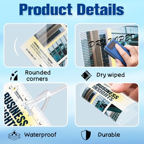 Image of XUWAIDSGN 200 Pieces 5 Mil 2 1 /2 inch x 4 1 /4 inch Laminating Luggage Tags with Loops Thermal Lanyard Laminating Pouches Resealable for Work Permits Pass Cards Student ID Cards (200, 5 Mil)