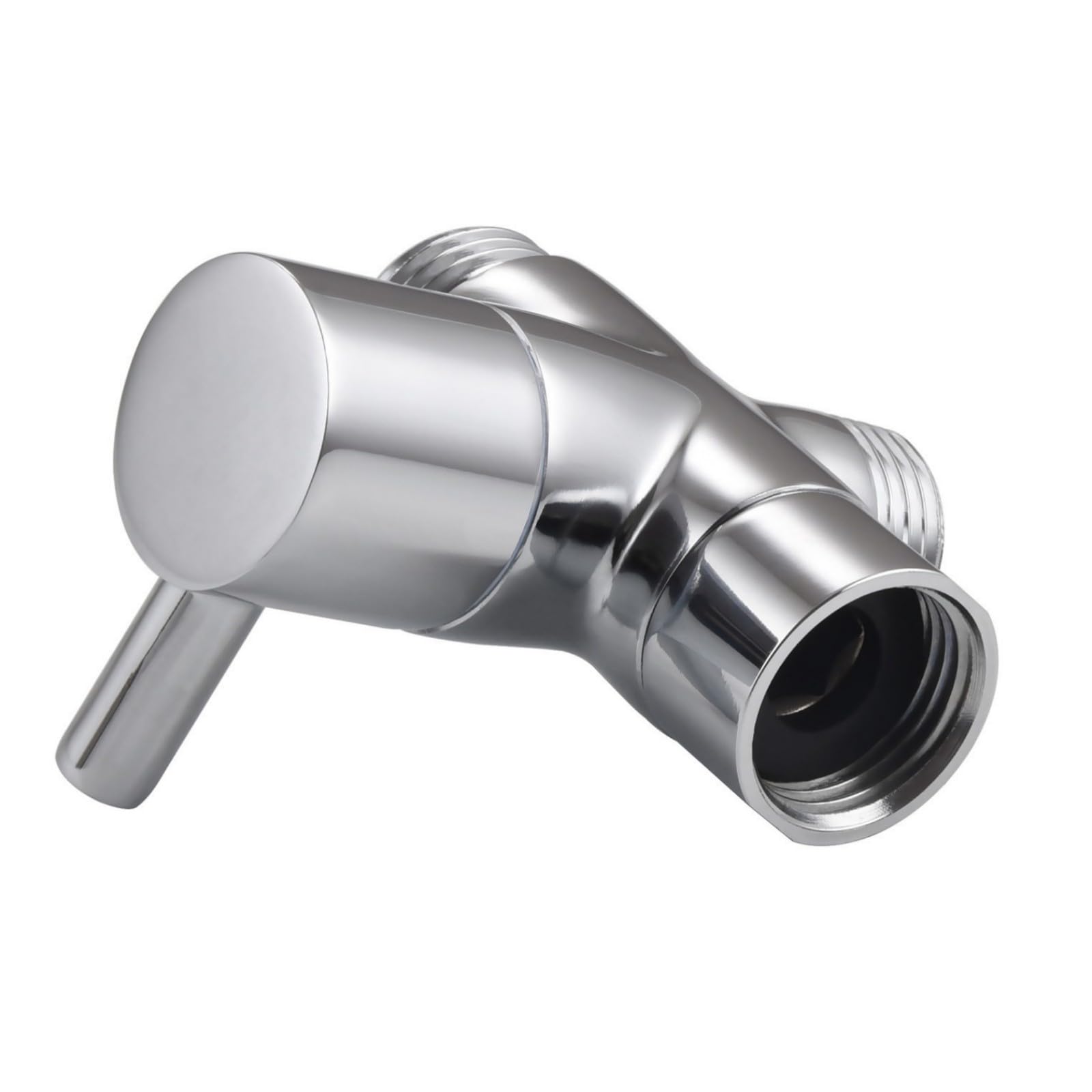 Msioytog Chrome Plated Erosion Resistant Metal Faucet Diverter Adapter General Splitters Adapters For Bathroom Sink Shower Head Connector Water Splitters Adapter