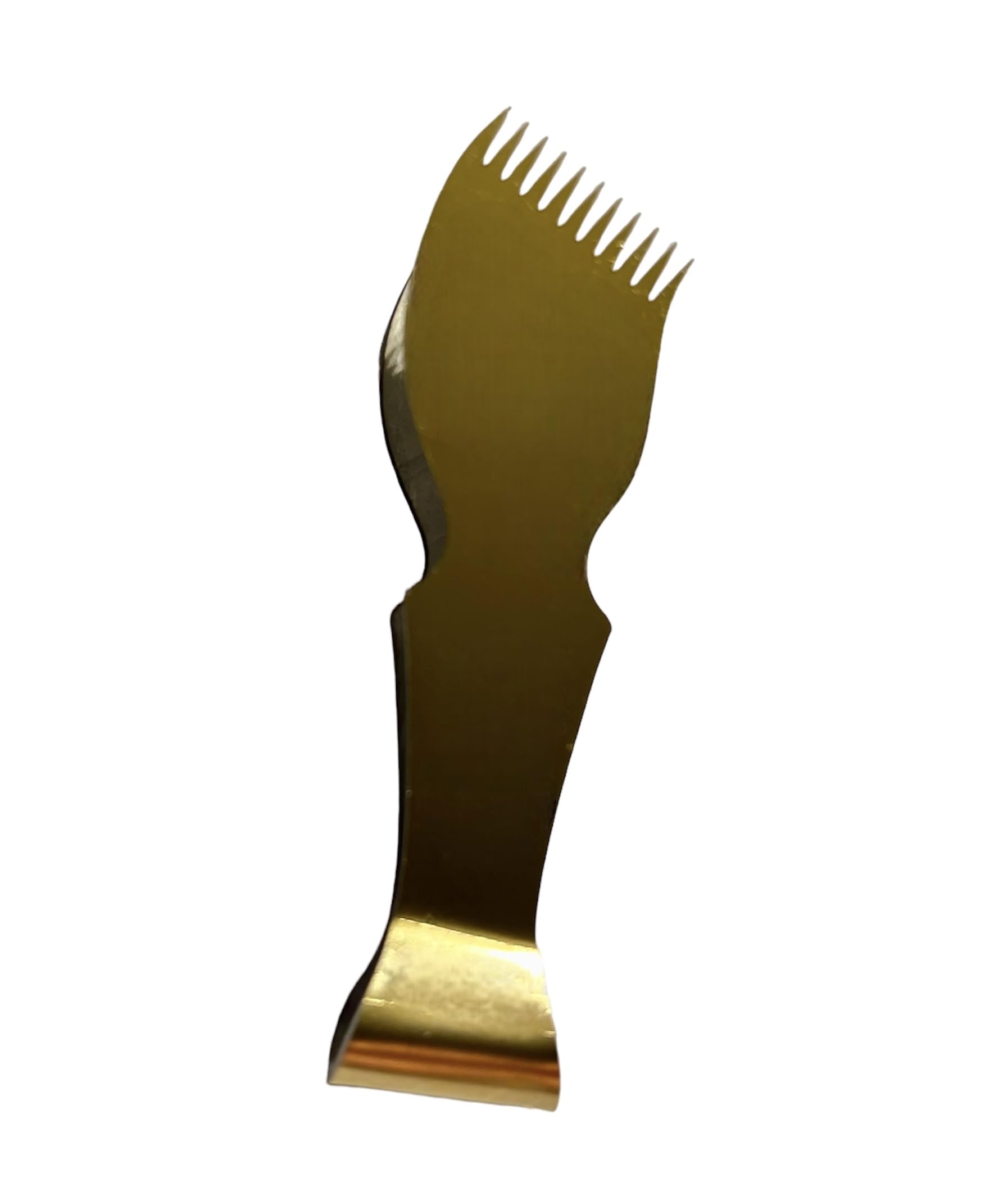 Maggash (Malqat) | Maamoul | Pastry Tongs | Dough Scraper Press | Baking Crimper Tool for Decorating and Sealing Shakarbura, Maamul, Empanadas and Pie Crusts |Stainless Steel | 13 Teeth