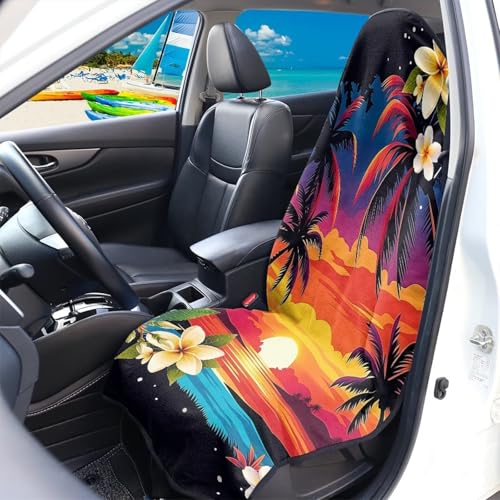 Image of Compass Car Seat Towel Cover Fashion Auto Interior Waterproof Soft Auto Seat Covers Anti-Slip Vehicle Seat Protector Universal Size Fit for Most Cars SUVs Trucks Vans