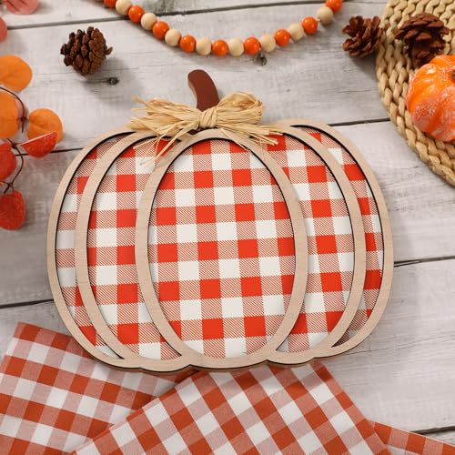 FestalMart-Fall-Decorations-for-Home-11-Wooden-Pumpkin-Sign-Autumn-Thanksgiving-Decorations-for-Home-Farmhouse-Rustic-Harvest-Kitchen-Tabletop-Fireplace-Decor FestalMart Fall Decorations for Home 11 Wooden Pumpkin Sign Autumn Thanksgiving Decorations for Home Farmhouse Rustic Harvest Kitchen Tabletop Fireplace Decor