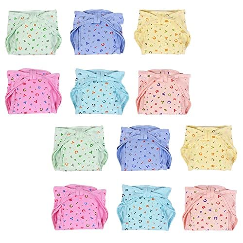 MAMAMORO Nappies for New Born Baby, Cotton Nappies for New Born Baby 0-6 Months, Cotton Cloth Diapers/Langot Washable and Reusable Nappies, Multicolour (Pack of 10) (B0BTNZXD1F) Amazon Price History, Amazon Price Tracker