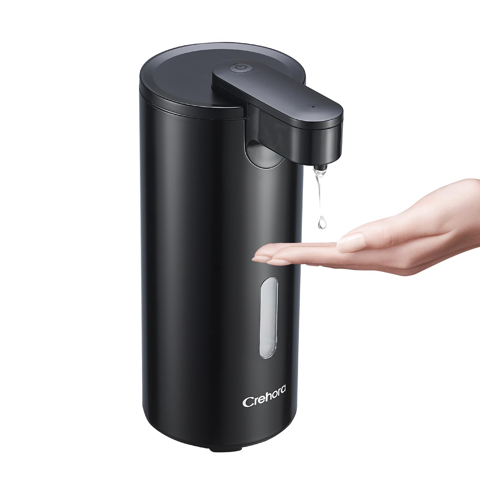 utomatic Soap Dispenser, Automatic Soap Dispenser Touchless, Kitchen & Bathroom, 3 Adjustable Volume for Liquid Soap, Water-Resistant, Hotel, Restaurant and School, Clog-Free, Black