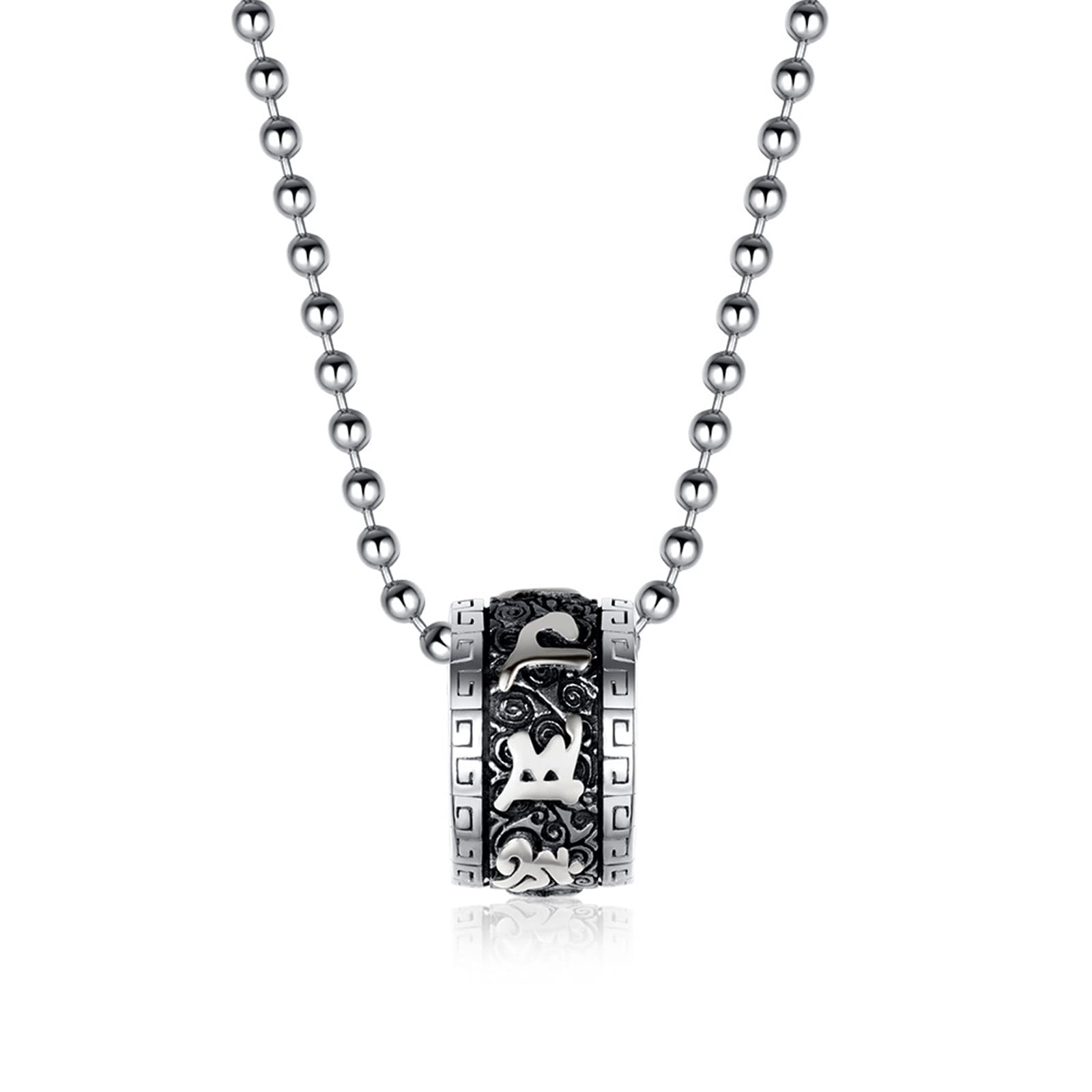 Collier homme motif nuage de bon augure, le bijou en acier parfait pour votre sérénité quotidienne