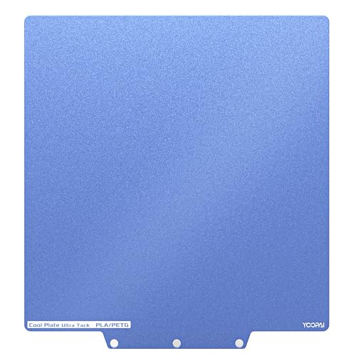 YOOPAI Cold Low Temperature Build Plate for AD5X/AD5M/AD5M Pro, Double Sided 235x235mm Low Temperature Print Plate, Cold 3D Printer Bed Platforms with UltraTack Coating, Blue