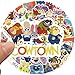 50Pcs Zootopia Judy Hopps Nick Wilde Stickers for Gifts Water Bottles Cup Laptop Phone Guitar Car Motorcycle Bike Skateboard Luggage Box JHSL