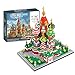 LHJK Mondo Famoso Punto di Riferimento Cattedrale di Vasile Cattedrale 3D Puzzle, 4870 + PCS Mini Building Blocks Kit Bambini Costruzione dei Bambini Giochi per Giocattoli da Te GIOCATOLI