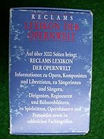 Reclams Lexikon der Opernwelt: In sechs Ba¨nden (German Edition) 3150300185 Book Cover
