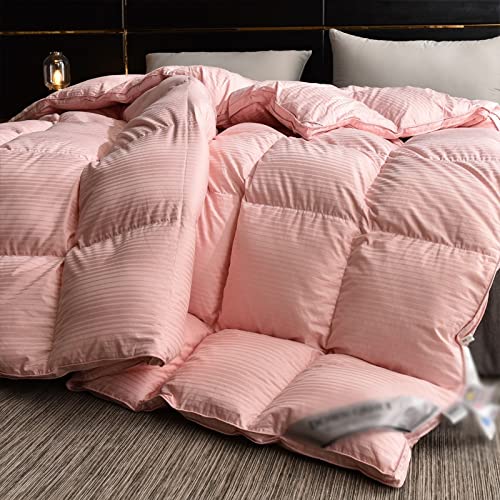 Amazon｜羽毛布団 95 ホワイト グースダウン 厚手 冬用羽毛布団 羽毛