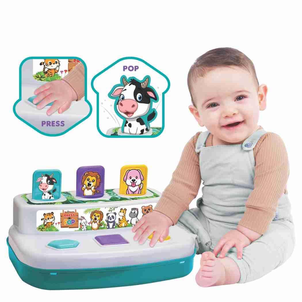 Toyscape Press and Pop | 2 in 1 Animals and Colourfull Balls Pop up | Learning Educational Toy for Toddlers, Children, Boys & Girls and 12 Months and Above (B0DGDMJQB7) Amazon Price History, Amazon Price Tracker