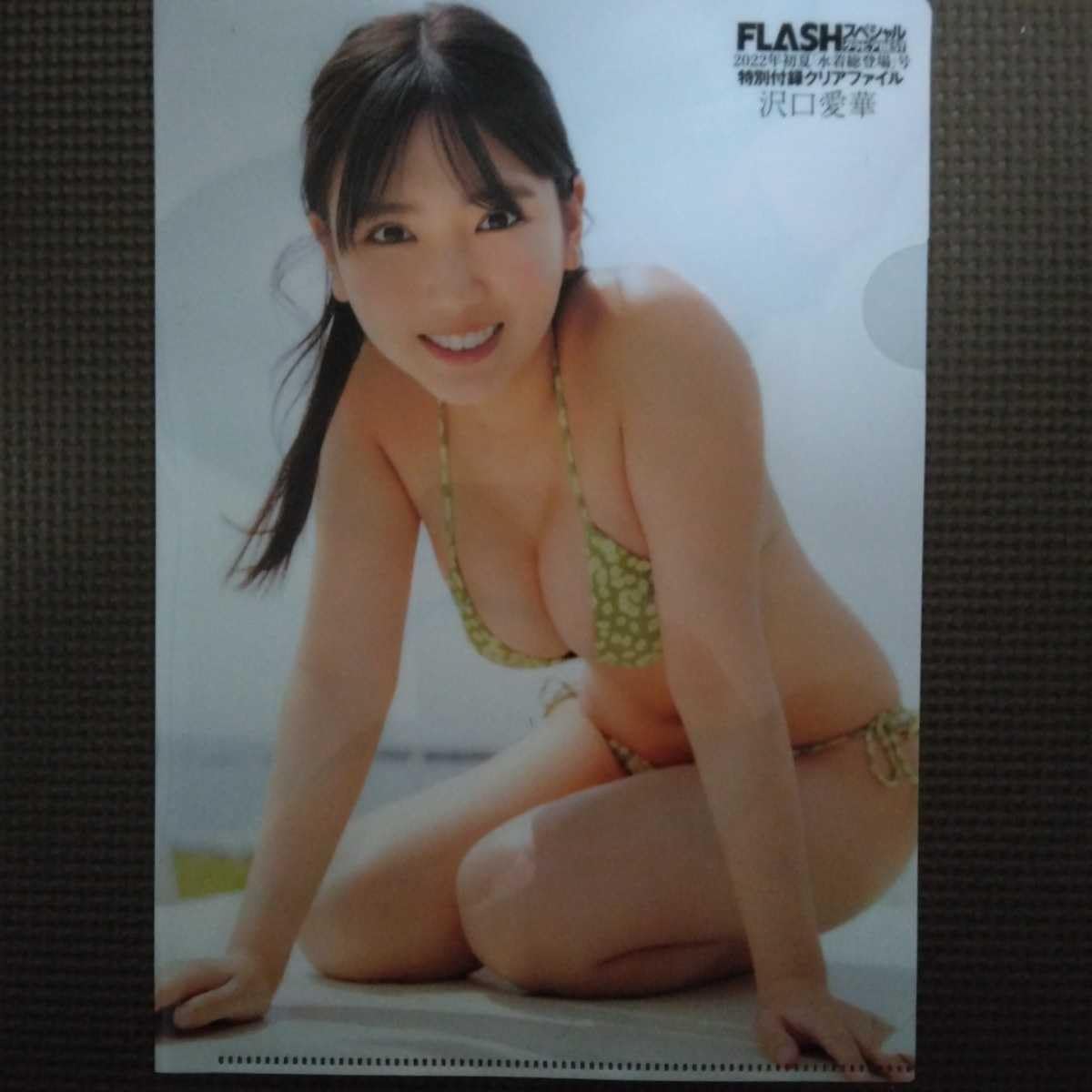 Amazon.co.jp: 沢口愛華 クリアファイル 水着 グラビアアイドル