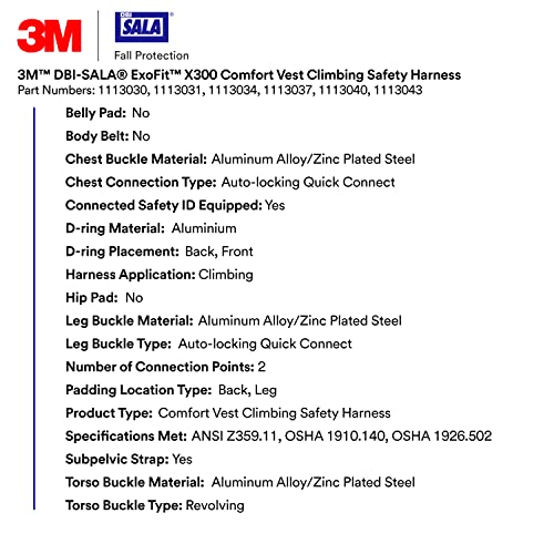 Image of 3M DBI-Sala Exofit NEX Vest-Style Positioning Harness
