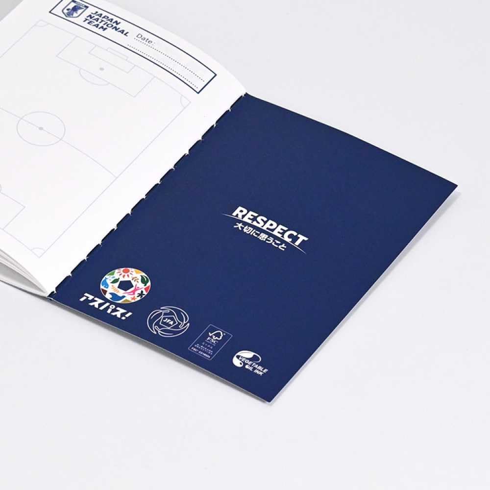 Amazon | [JFA] サッカー日本代表 森保監督監修A6ノート O5584 ブルー