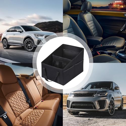 Organiseur de coffre de voiture pliable et imperméable avec compartiments modulables