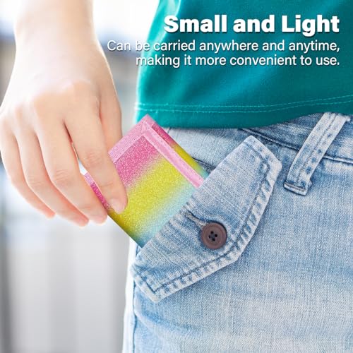 Image of AI-DEE RFID Trifold Canvas Outdoor Sports Wallet for Kids - Front Pocket Wallet with Magic Sticker