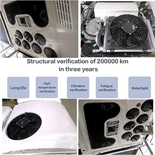 Rv Rooftop Dc Unit Motorhome Roof Air Conditioner - 12/24V Dc Cooling and Heating Solution for Vehicles - Efficient Roof-Mounted Electric Ac for Comfortable Travel,A-24V