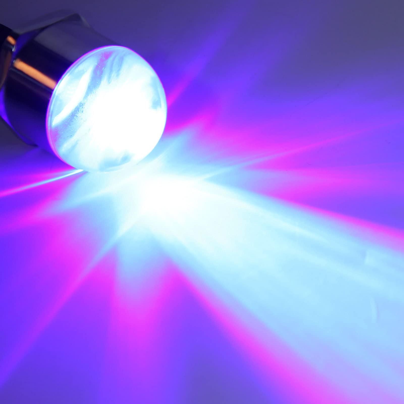 Aramox 12V Bleu 9LED Lumières LED Marines pour Bateau Sous-marin, Lumière de Bouchon de Vidange 1200lm 1/2in NPT Lampe Sous-marine Sillage de Marée Lumière LED Sous-marine pour Bateau Bateau Marin