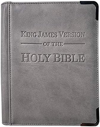 Bible Book Cover, Luxurious Bible Cover Case, Pu Leather, Fits For Standard Size Bible, Smooth Gliding Zipper, New World Translation Of The Holy Scriptures, Water-Resistant