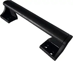 Puxador Preto Nylon P/Porta de Correr Alumínio Madeira (2 Unidades)