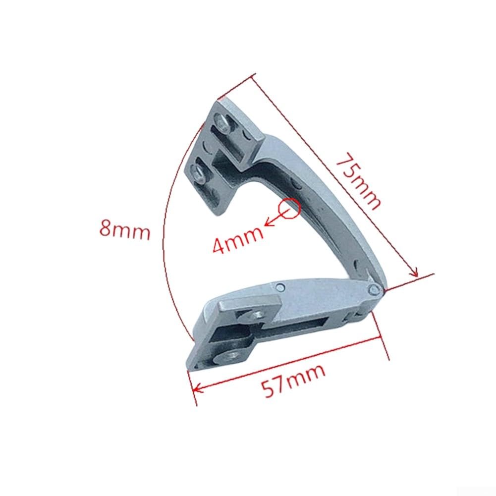 HpLive 10 cerniere per porta dell'armadio, cerniere pieghevoli, per mobili, porte in legno, per mobili, armadi, armadi, cerniere pieghevoli, 124 x 50 mm