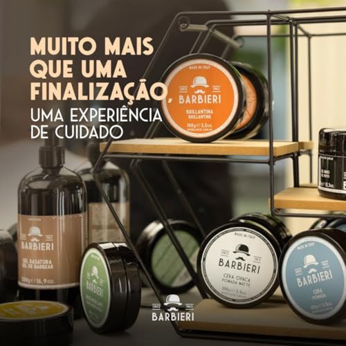 BARBIERI Pasta Filante para Cabelo Efeito Teia Meio-Opaco Fixa Modela Com Aspecto Natural