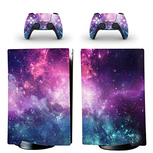 �ی� For PS5 Skin Disc Edition Anime Console And Controller Vinyl Cover Skins Wraps For Version 26532 �C�A�Ȃ��A�c�����Ȃ�(5)