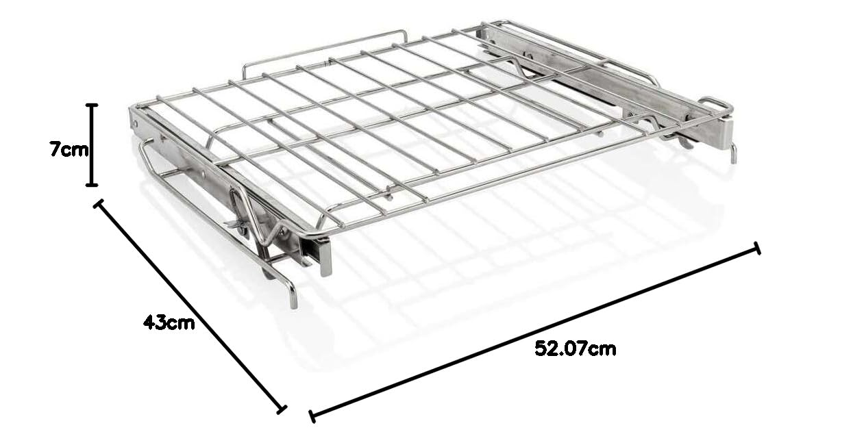 Frigidaire Estante deslizante de acero inoxidable de 27 pulgadas | Estante telescópico para hornos