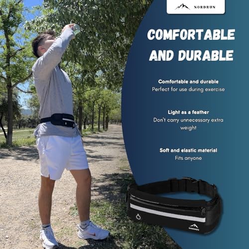 Adjustable and Waterproof Running Belt Suitable for All Phones | Running Belts for Women and Men | Phone Holder for Running | Sporty Waist Bag - Image 2