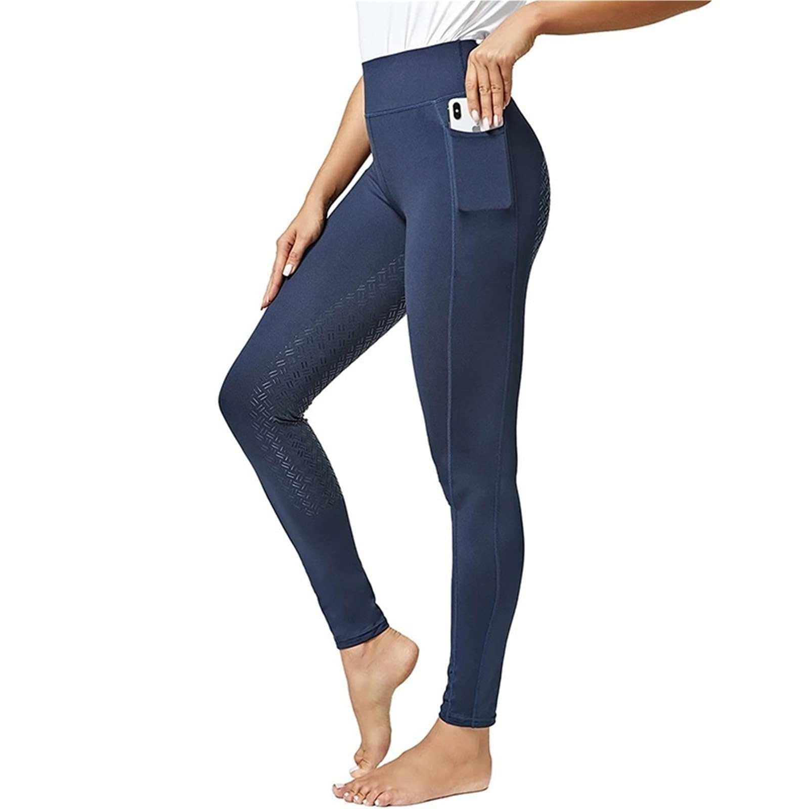 Pantalones de Montar Pantalones de equitación for Mujer, Mallas, Pantalones ecuestres Antideslizantes Silicona, Entrenamiento Deportivo, Ropa Ajustada, Equipo