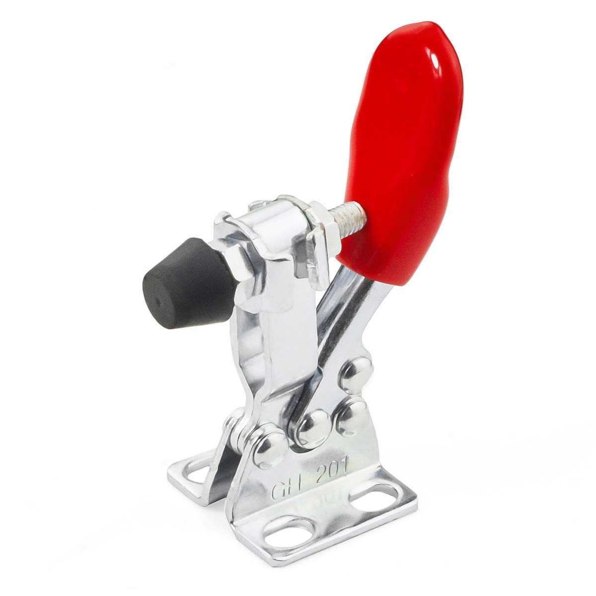 Push Pull Toggle Clamp Hand Tool 198Lbs Holding Capacity Antislip Horizontal Quick Release Heavy Duty Toggle Clamp Tool 6Pcs