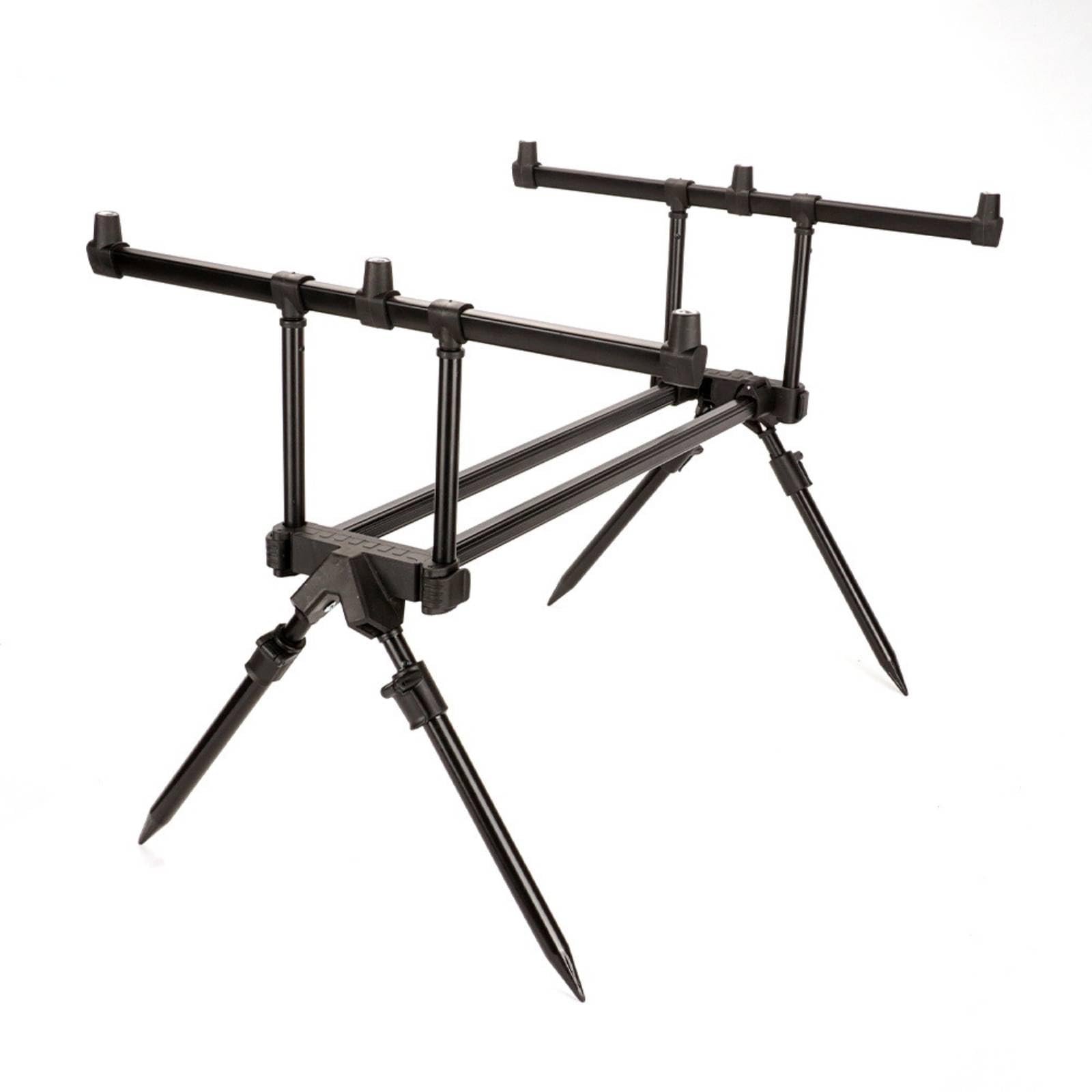 predolo Supporto per Canne da Pesca Stabile Portacanna Estensibile Portatile Reggicanna con Treppiede per Pescatori